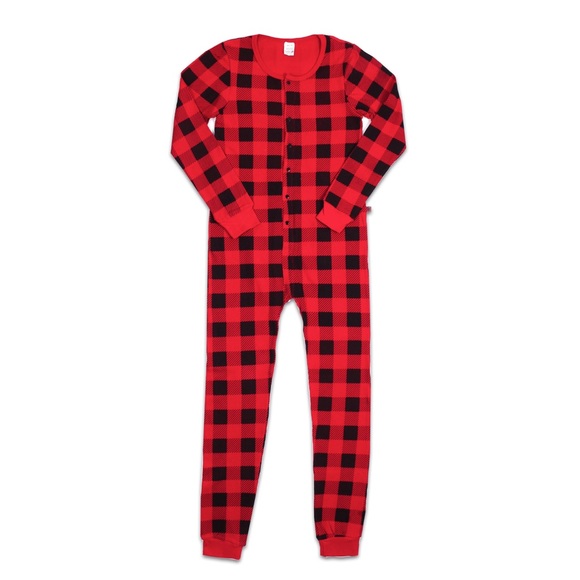 Snugabye buffalo plaid adult onesie, size S, XS. - Picture 16 of 16